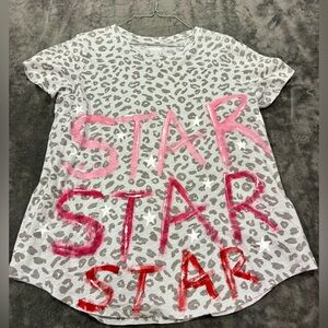 Old Navy Woman’s Shirt Size L Hand Painted Inspired by Magnolia Pearl